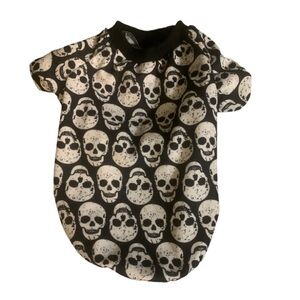 Pre-Owned Halloween Pet Dog Skull Sweatshirt SZ. Medium.